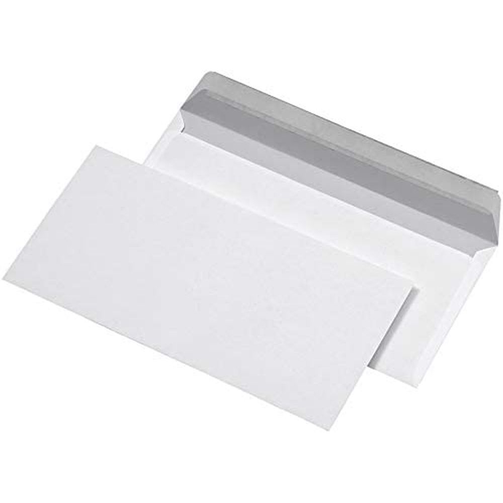 Paquet de 100 enveloppes blanches dont 20 gratuites DL 110x220 75