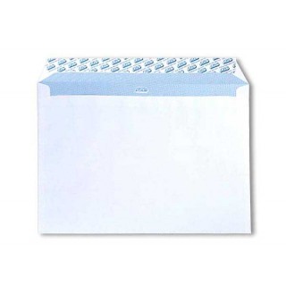 Boîte de 250 pochettes blanches C4 229x324 100 g/m² fenêtre 100x50