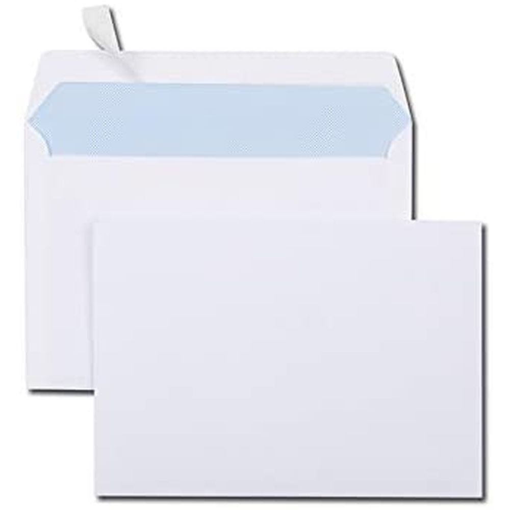 Enveloppe blanche 114x162 mm (C6), ECC6GW