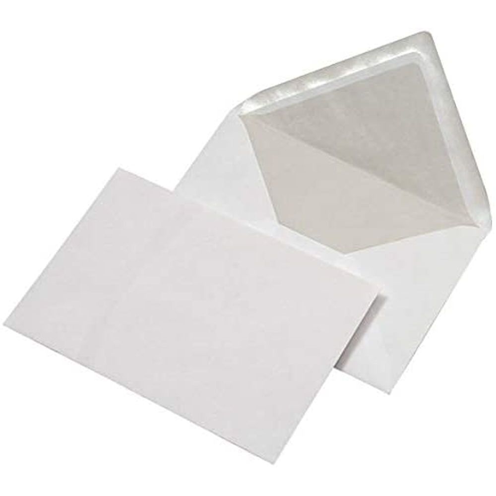 Enveloppes blanches C5/6 américaines