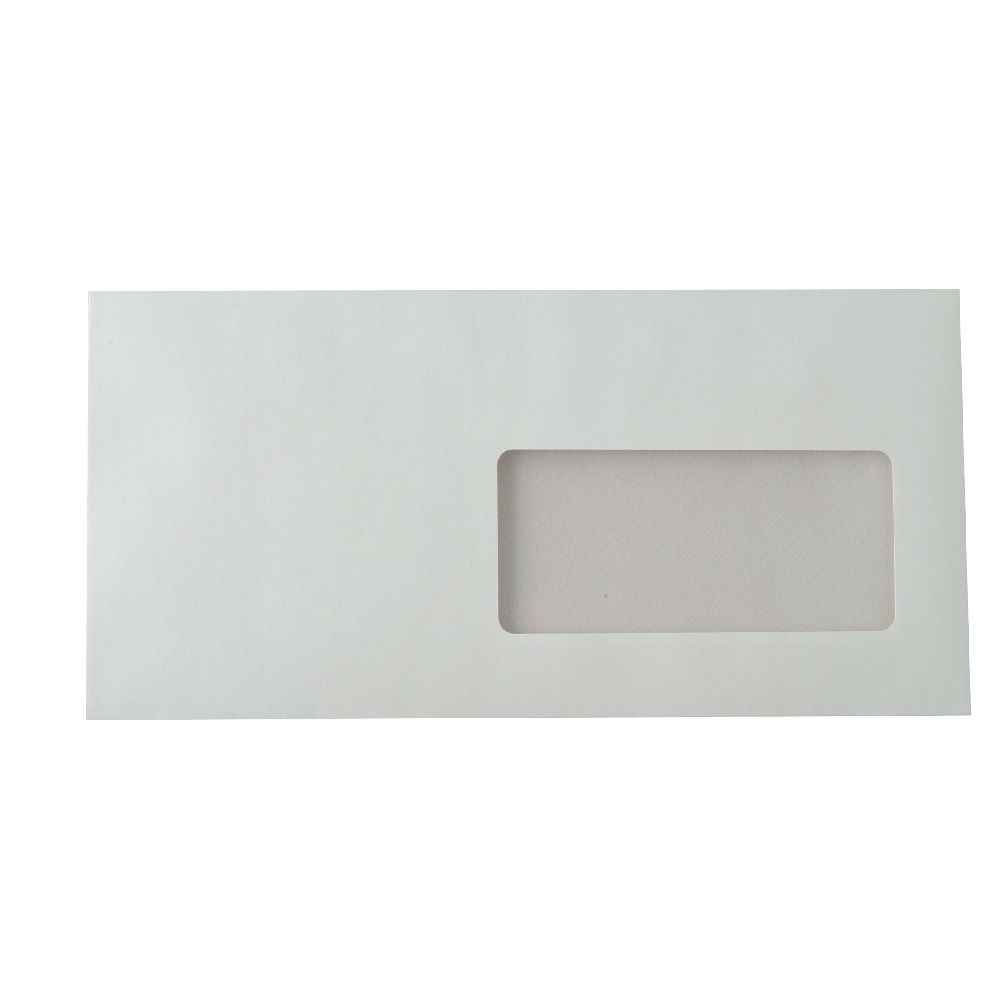 110x220 Enveloppe blanche à fenêtre globale