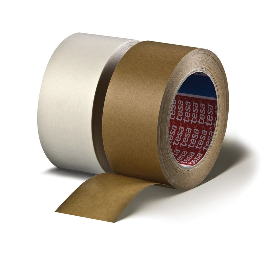 Ruban Papier Texture Renforcé Adhésif Emballage Couleur Blanche 50 X 50 MM  36 Pz