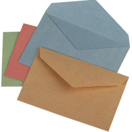 Enveloppe Bleu  Enveloppe-Etiquette